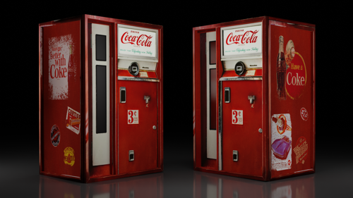 Vintage Coke Vending Machine preview image